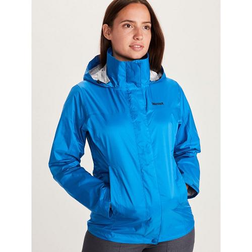 Marmot PreCip Eco Jackets - Womens Rain Jacket Dark Blue CA3216579 Canada